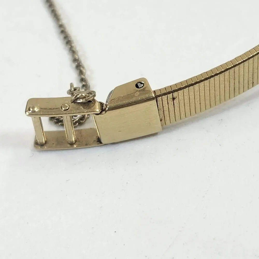 Pulsar Womens Watch Y590-5589 Gold Tone Stainless New Battery Vintage